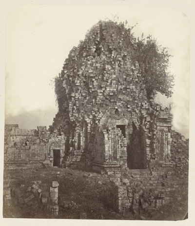 EU: Candi Sewu (Temple complex)(Buddhist) main temple. Bokoharjo, Yogyakarta district, D.I. Yogyakarta province, 8th -9th century. (1865), Yogyakarta, 1865
