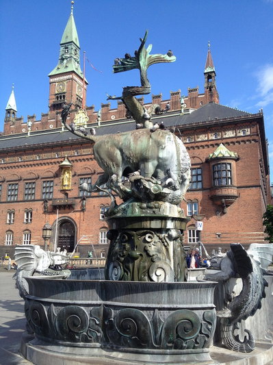 Dragon Fountain (Copenhagen), Copenhagen, 2014