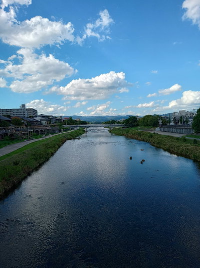 Kamo gawa, Kyoto, 2023
