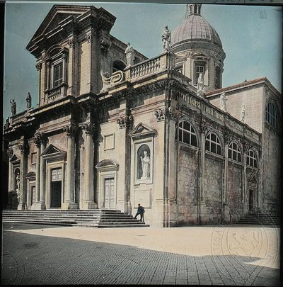 EU: Dubrovnik - Uznesenja Marijina Cathedral, (1900), Dubrovnik, Croatia, 1900