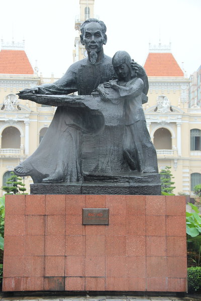 Ho Chi Minh statue, Ho Chi Minh City, 2013