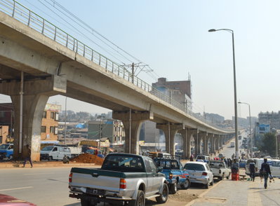 Addis Ababa light rail line, Addis Ababa, 2016