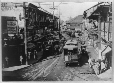 Escolta, Manila, P. I. Abstract/medium: 1 photographic print, Manila, 1910