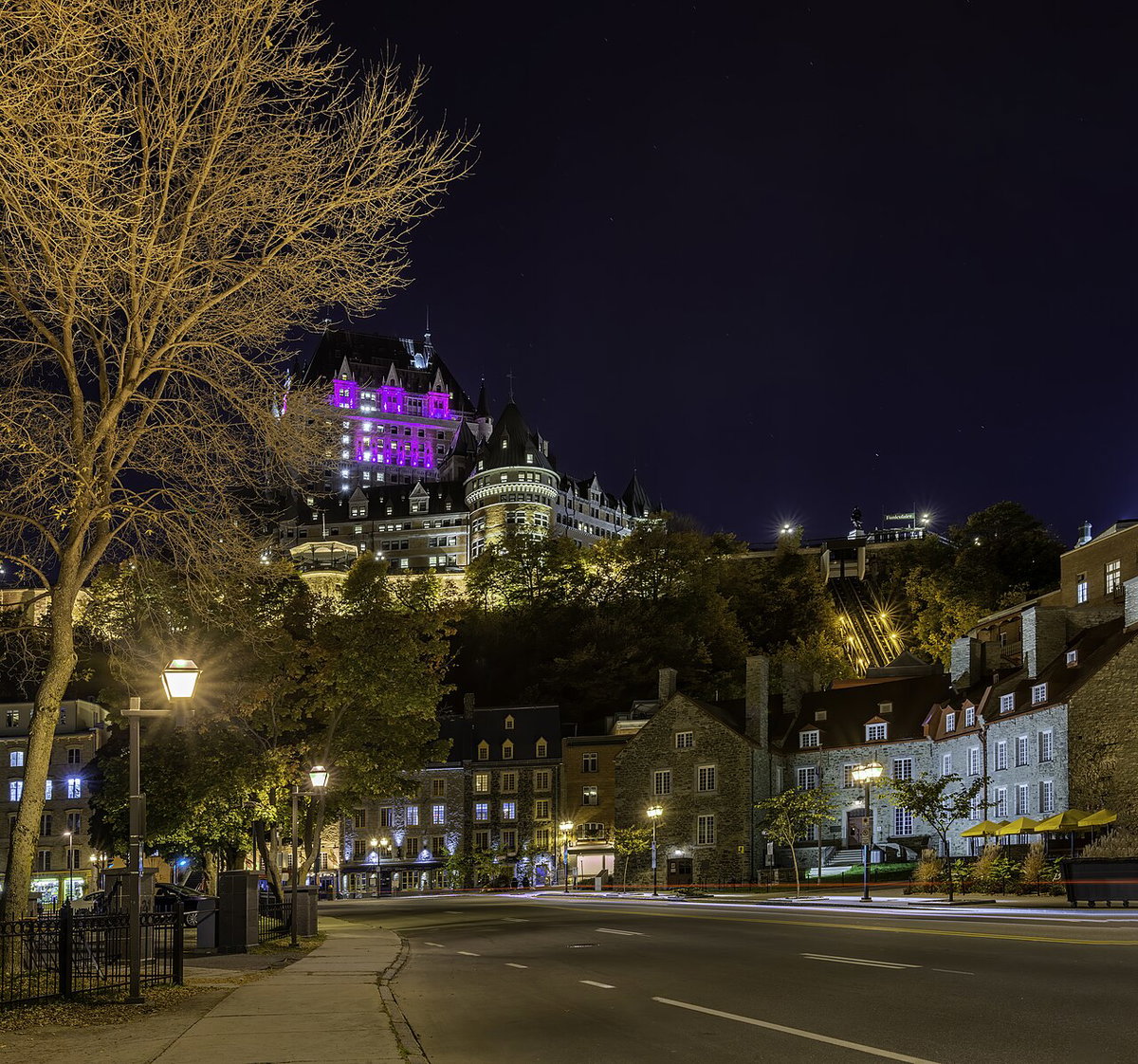 Boulevard champlain, Old Quebec, Quebec city, Quebec City, Canada, 2020