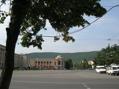 Gori belediye meydanı, Gori, 2011