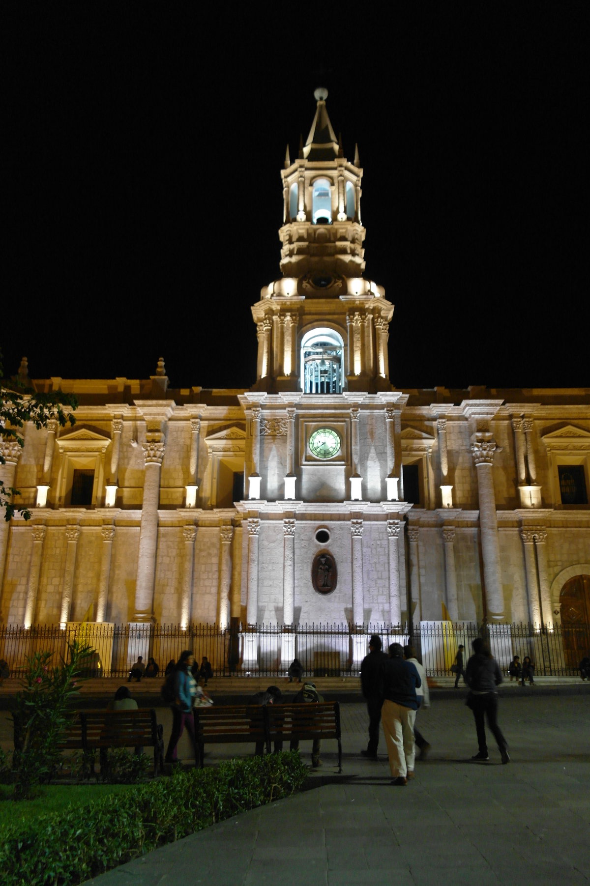 Catedral de Arequipa Night, Arequipa, Peru, 2016