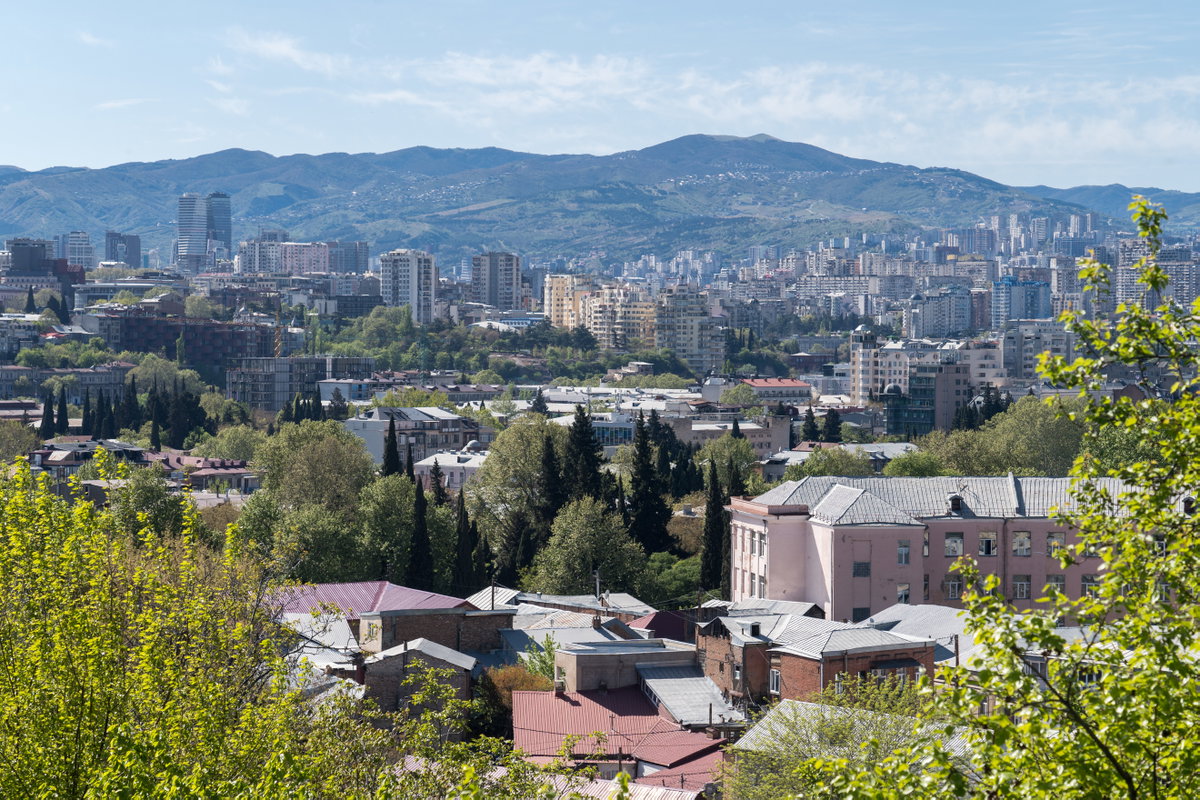 View of Tbilisi from Chaisubani street, Tbilisi, Georgia, 2025