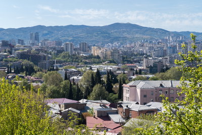 View of Tbilisi from Chaisubani street, Tbilisi, 2025