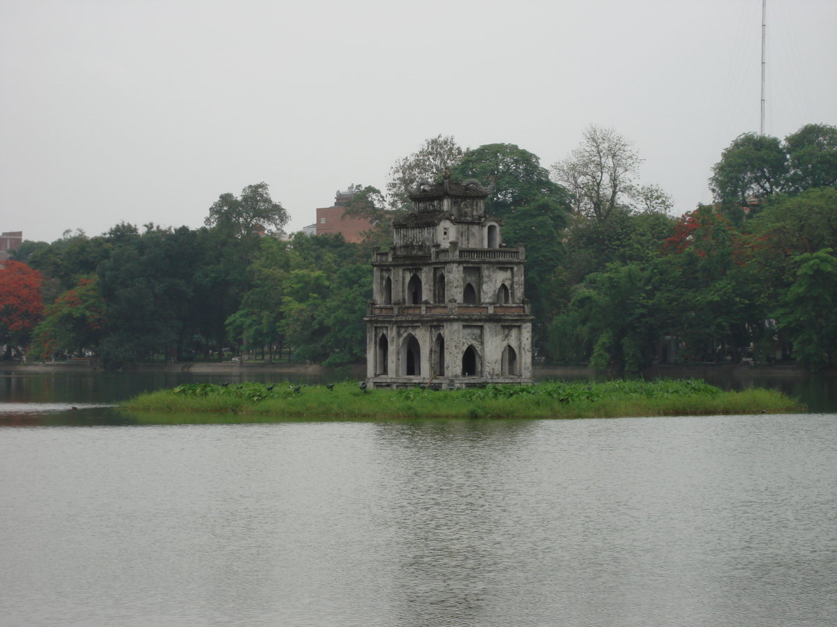 Lascar Tortoise Tower (Thap Rua) - Hoan Kiem Lake, Hanoi, Vietnam, 2008