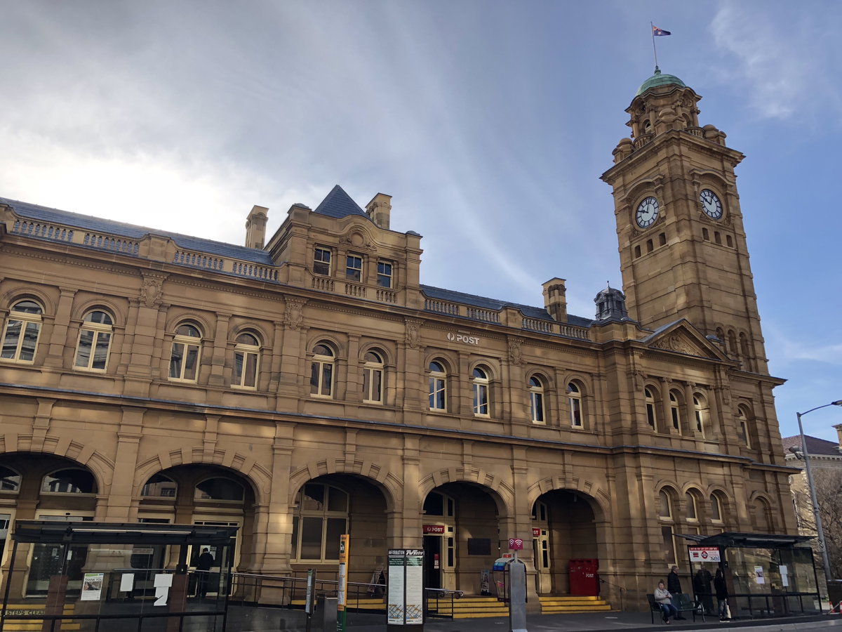 Hobart GPO from Collins Street, Hobart, Tasmania, Australia, 2018