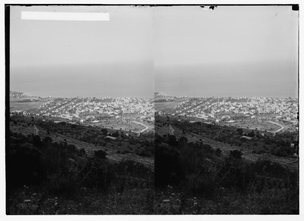 Along the sea coast. German colony at Haifa LOC, Haifa, Israel, 1900