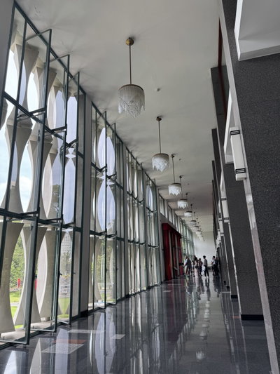 Hallway of Independence Palace, HCMC, Ho Chi Minh City, 2025