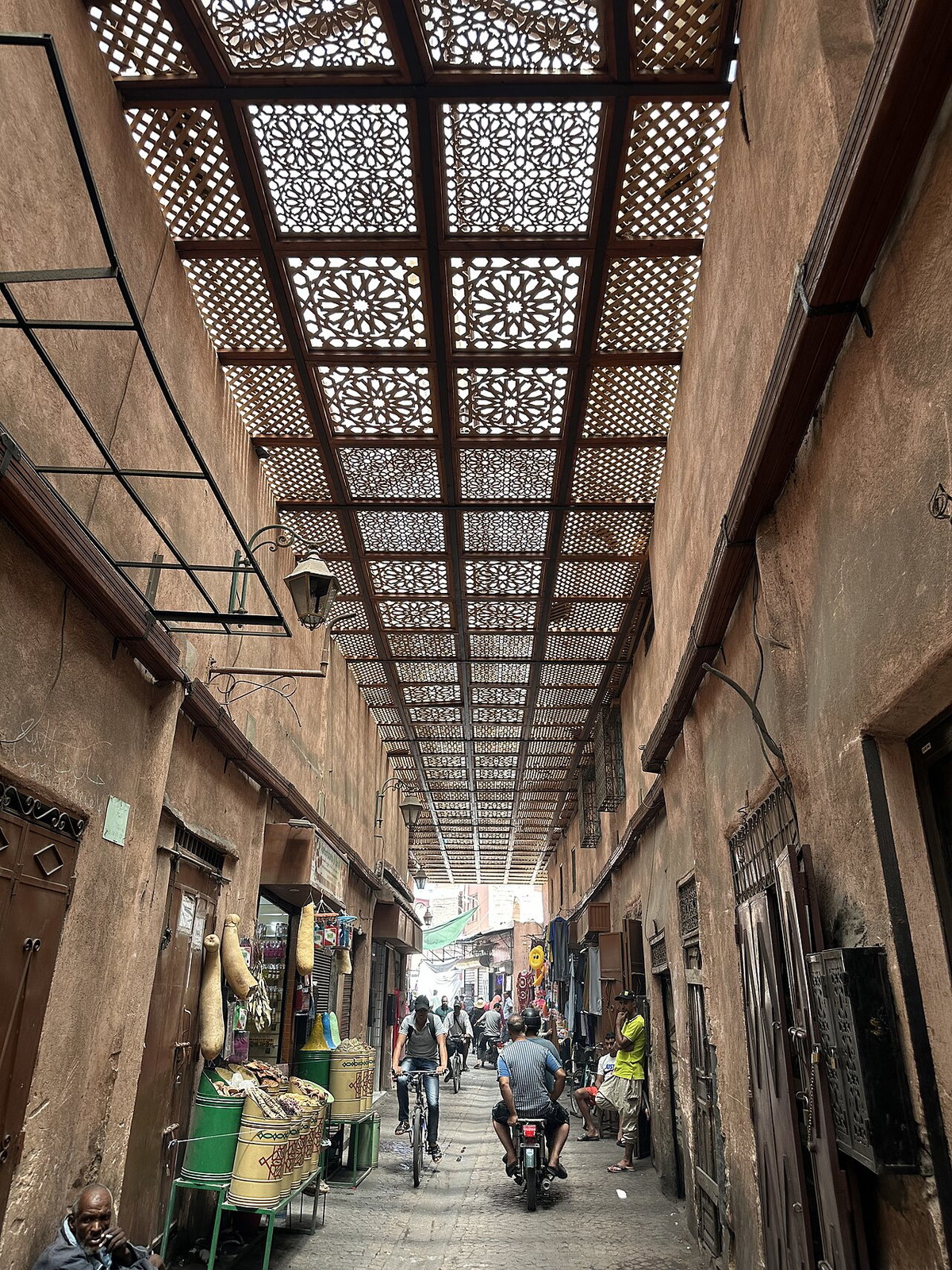 Paths of the ancient city of Marrakesh, Marrakech, Morocco, 2023