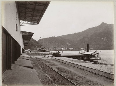 EU: De reede van de Emmahaven in Padang op Sumatra (1900), Padang, 1900