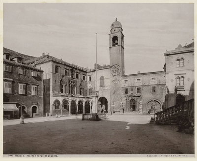 EU: Plein en wachtlokaal te Dubrovnik (1900), Dubrovnik, 1900