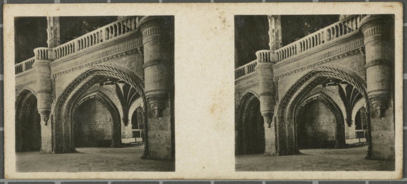 Streets in Lisbon in 1900 — EU: Portugal-Lisboa-Convento de los Gerónimos-Coro Solsona Rius S.A. (1900)