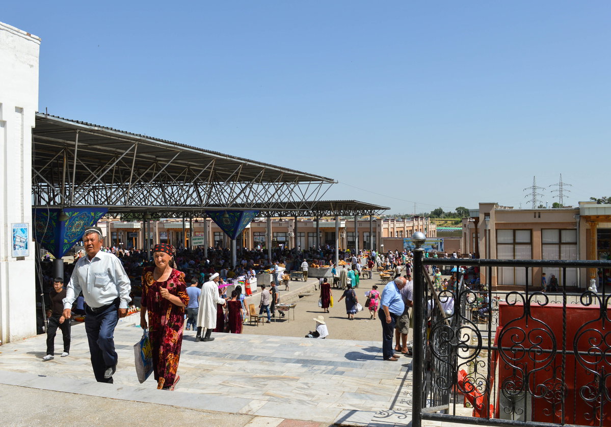 Couple In The Samarkand Market, Samarkand, Uzbekistan, 2015