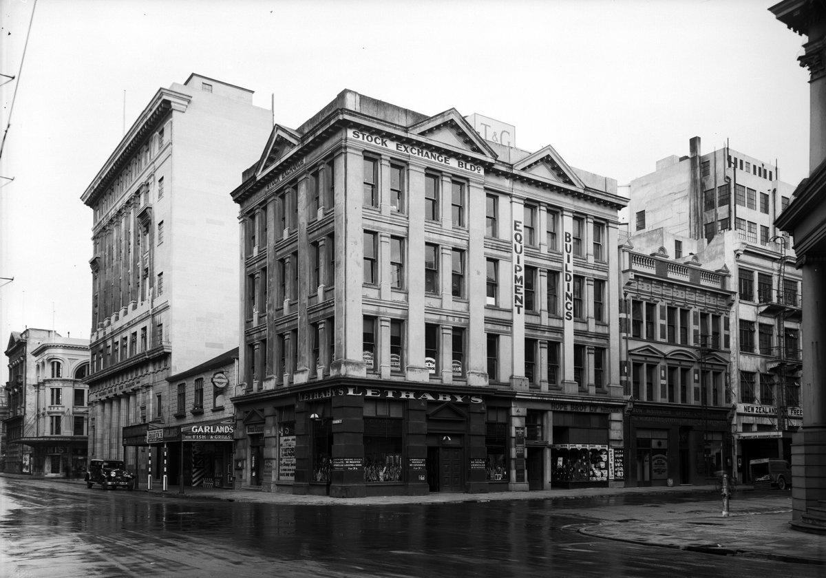 The Stock Exchange Building, Panama Street, Wellington, ca, Wellington, New Zealand, 1932