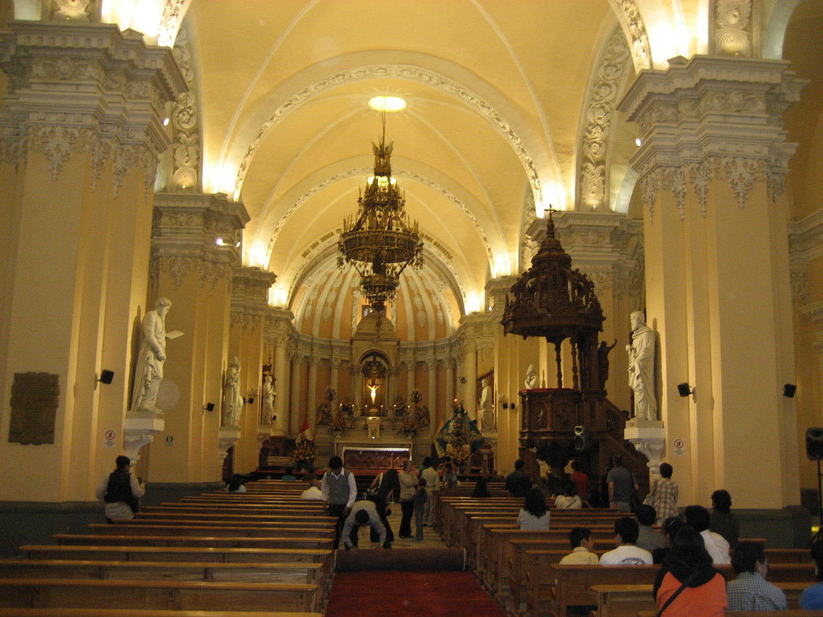 Catedral por dentro, Arequipa, Peru, 2008