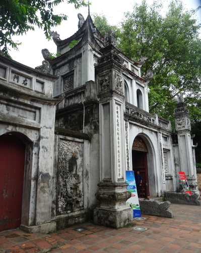 Main gate of the Temple of Literature in Hanoi, Hanoi, 2018
