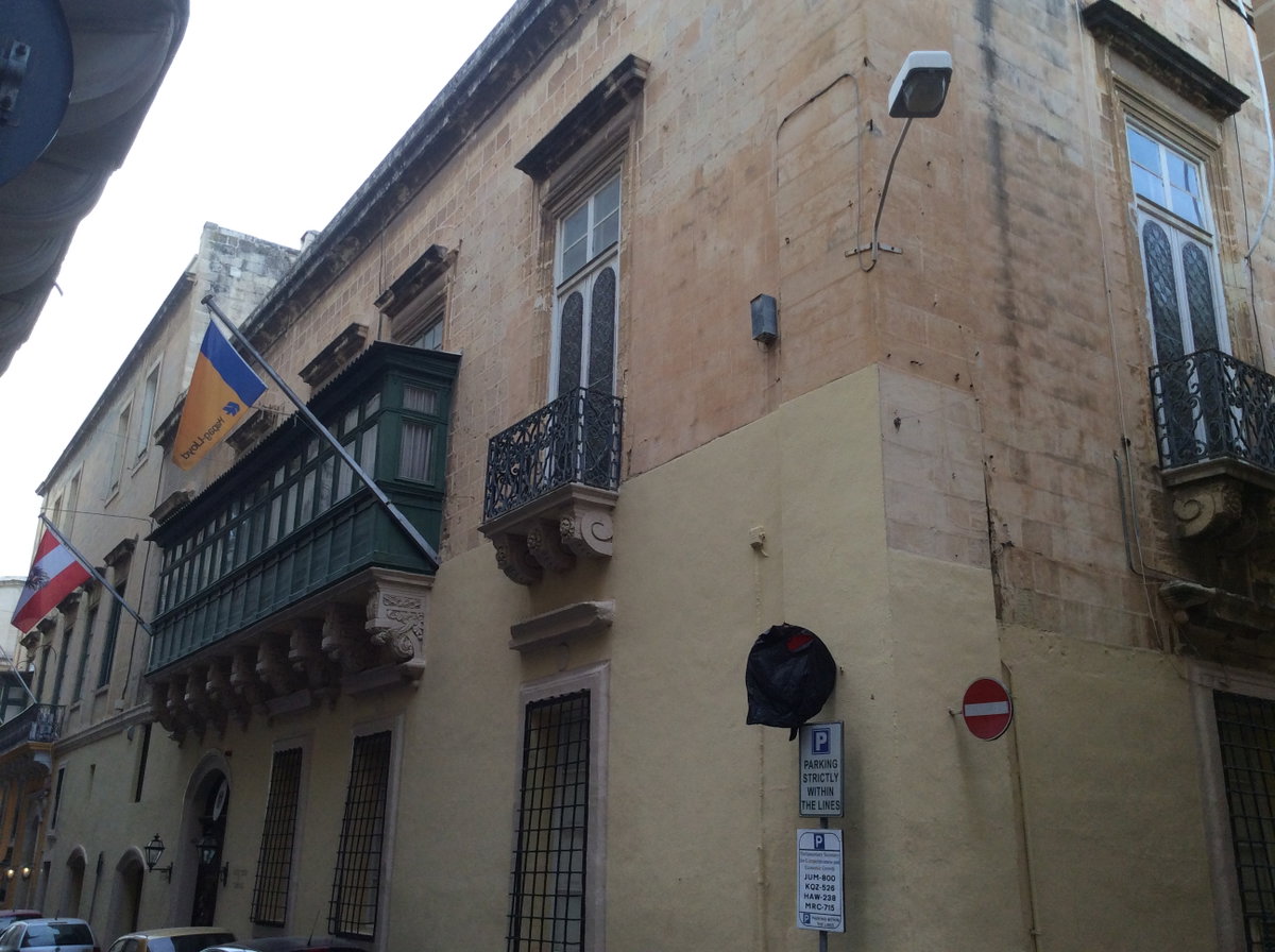 Palazzo, Christopher Street, Valletta, Malta, 2016