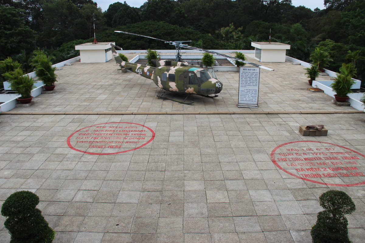 Independence Palace UH-1 Huey Helicopter, Ho Chi Minh City, Vietnam, 2013