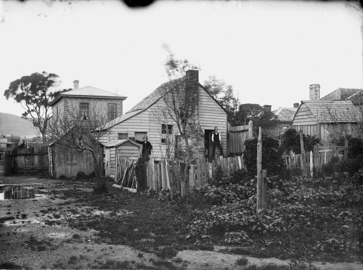 "The Old Shebang", Cuba Street, Wellington, ca, Wellington, New Zealand, 1883