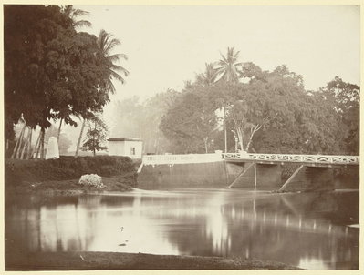 EU: Gezicht opde Ciliwung in Jakarta (1864), Jakarta, 1864