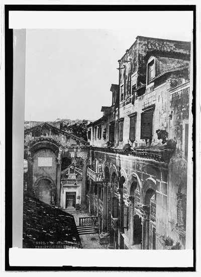 Austria. Palace at Spalato, Split, 1909