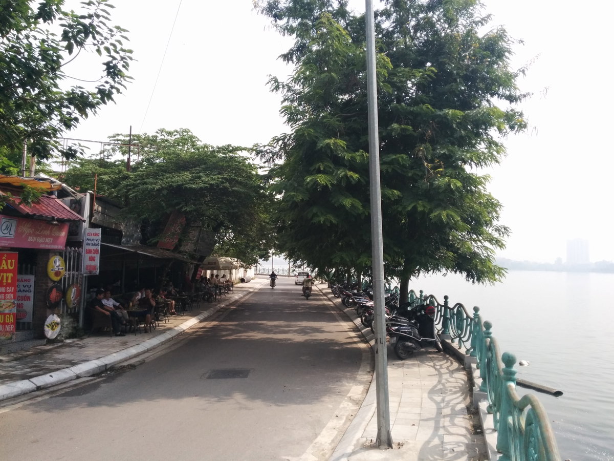 West Lake road, Hanoi, Vietnam, 2017