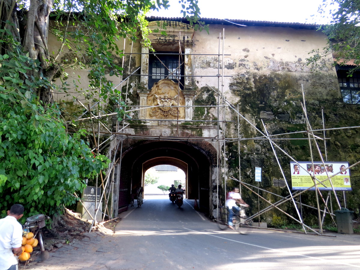 Реставрация парадного въезда, Galle, Sri Lanka, 2013