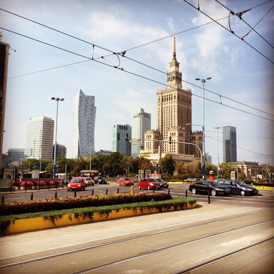Pałac Kultury i Nauki i drapaczy, Warsaw, 2014