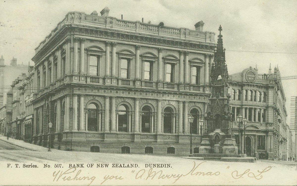 Bank of New Zealand, Princes Street, Dunedin, New Zealand, 1906