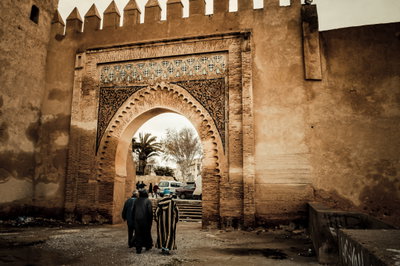 Фес вход в старый город, Fez — photos through time
