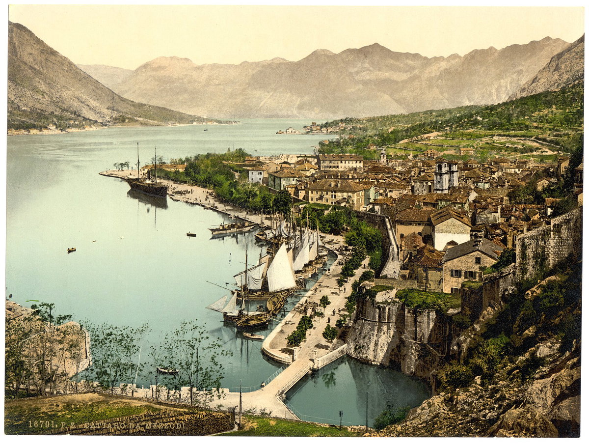 Kotor (Cattaro), general view, Kotor, Montenegro, 1895