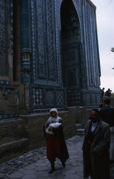 The Shah-i-Zinda necropolis, Samarkand, 1964