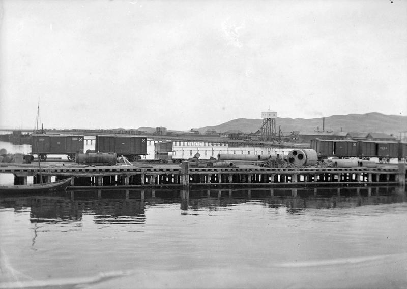 Батум. Железнодорожная пристань. Фотопленки Поля Надара (1890), Batumi, Georgia, 1890