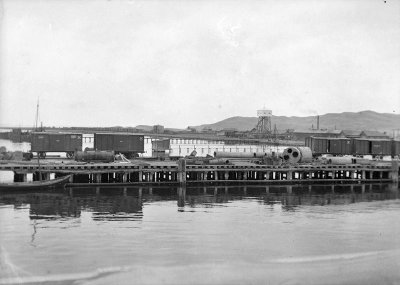 Батум. Железнодорожная пристань. Фотопленки Поля Надара (1890), Batumi, 1890