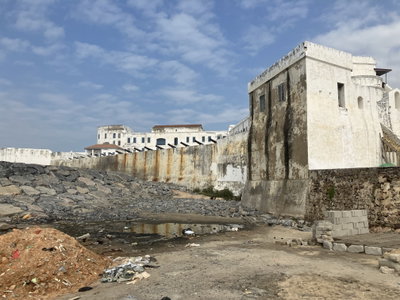 Cape Coast castle from outside, Cape Coast, 2025