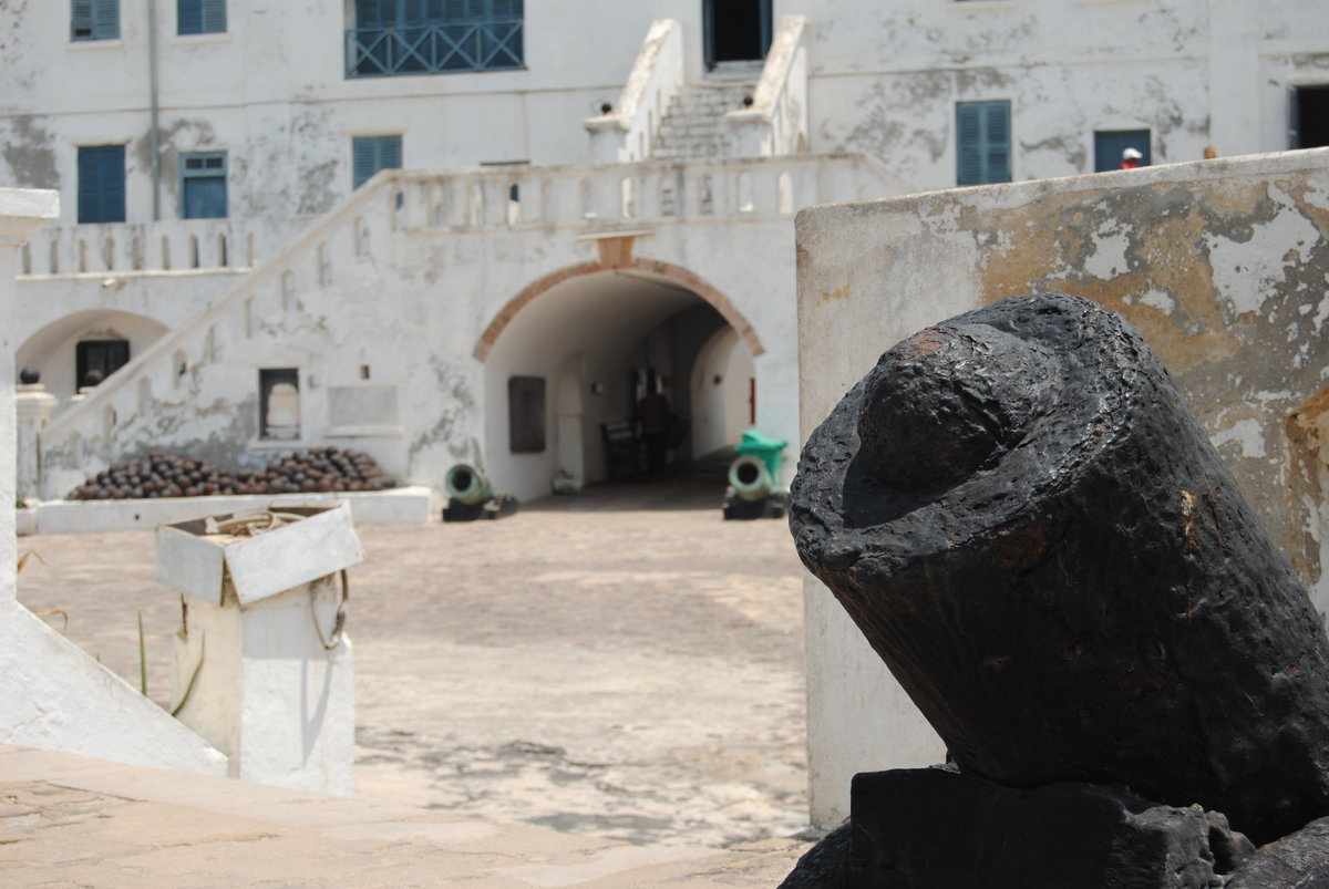 Mortar in Cape Coast, Cape Coast, Ghana, 2010