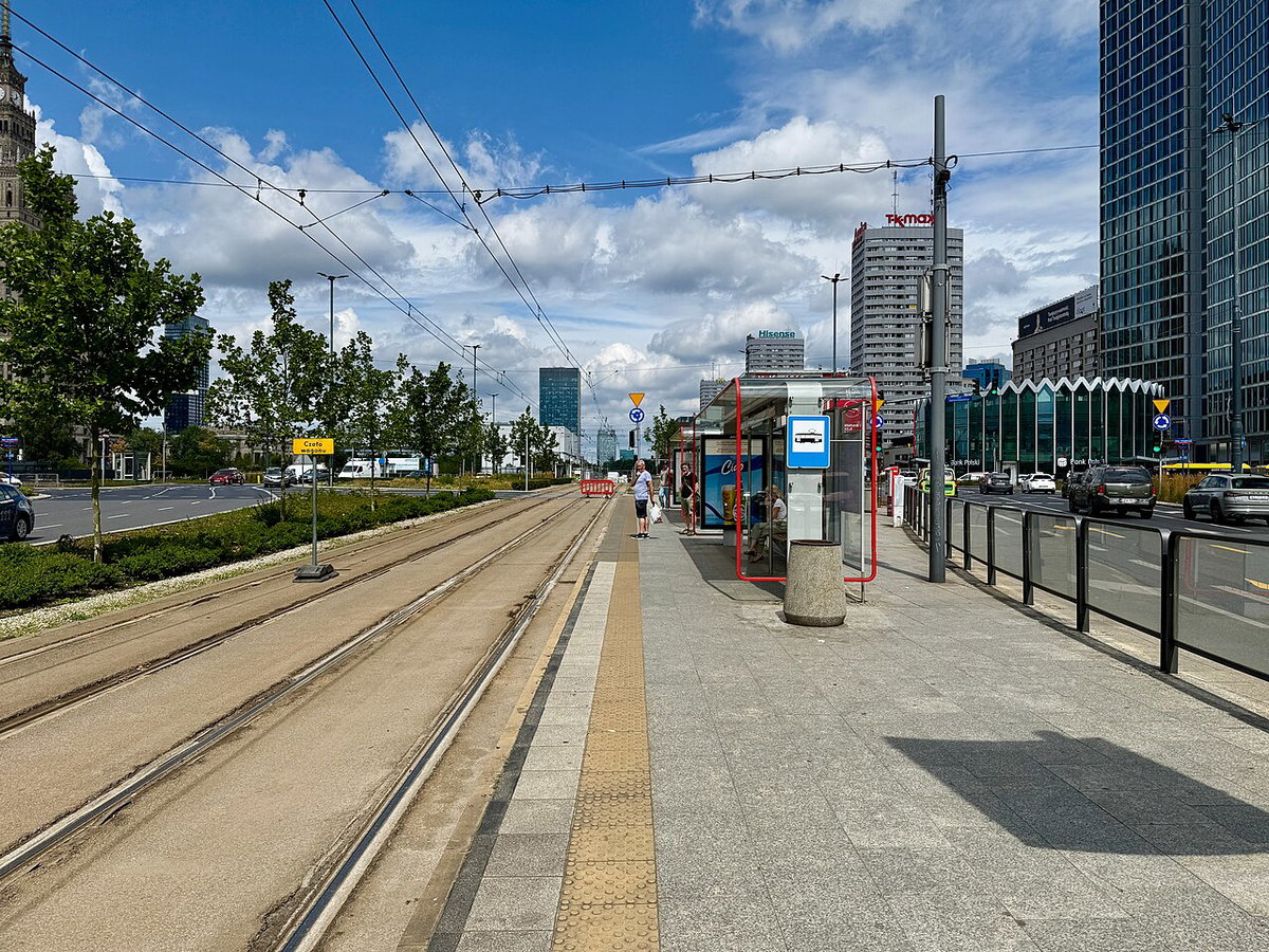 Warszawa przystanek Centrum jako końcowy, Warsaw, Poland, 2025