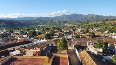 Trinidad panorama from museo de bandidos3, Trinidad, 2019