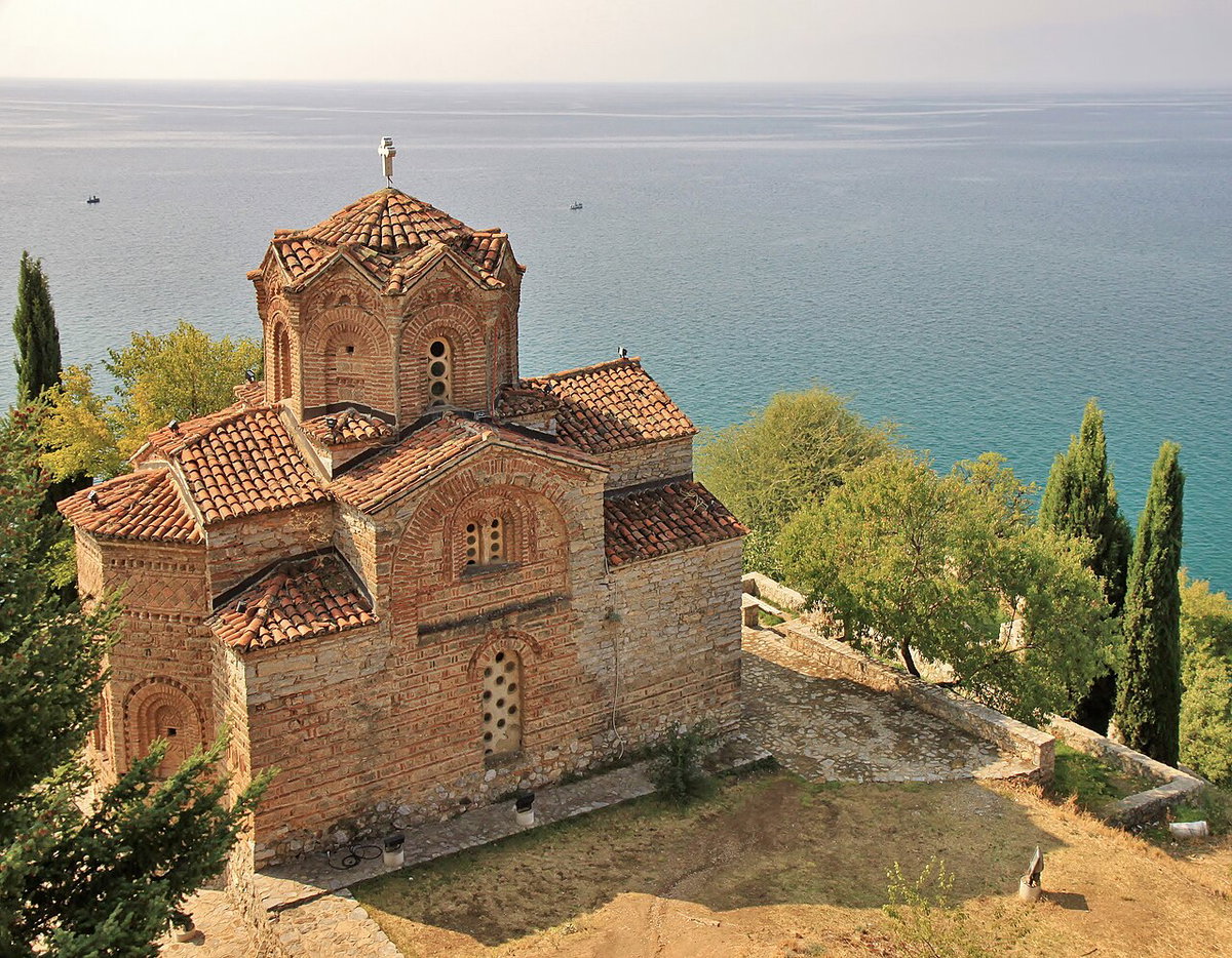 Ochryda, Cerkiew św. Jana Teologa w Kaneo, Ohrid, North Macedonia, 2011