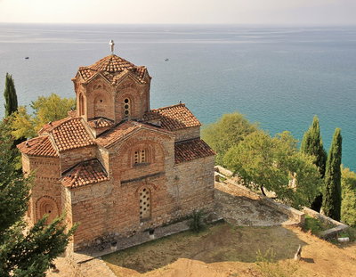 Ochryda, Cerkiew św. Jana Teologa w Kaneo, Ohrid, 2011