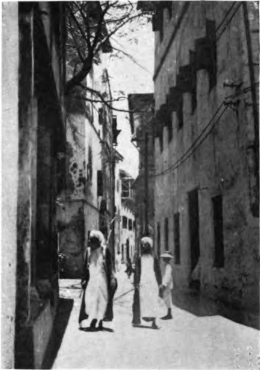 Narrow streets, Zanzibar City, Stone Town, Zanzibar, Tanzania, 1920