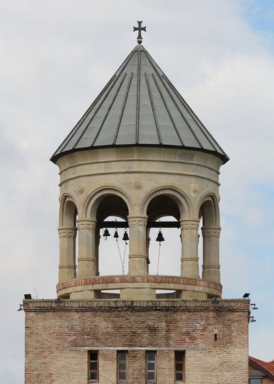 Tower at Svetitskhoveli Cathedral 02, Mtskheta, 2024