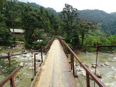 Bridge over the Muong Hoa River, Sa Pa, 2018