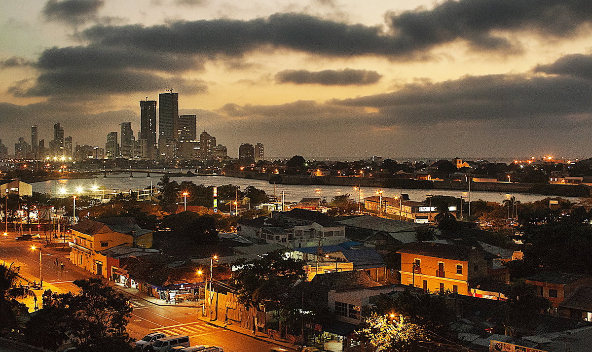 Skyscrapers Over City, Cartagena, Colombia, 2016