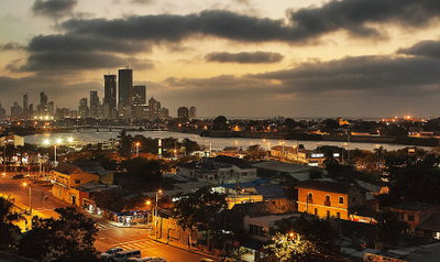 Skyscrapers Over City, Cartagena, 2016