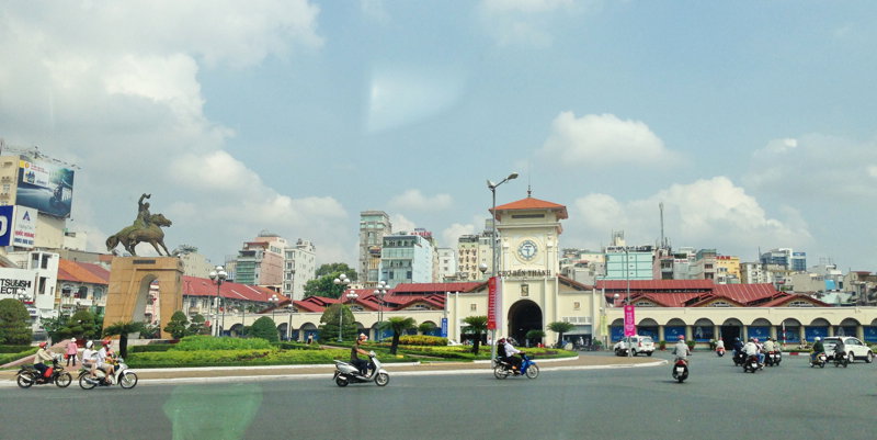 Chợ bến thành saigon vietnam, Ho Chi Minh City, Vietnam, 2013